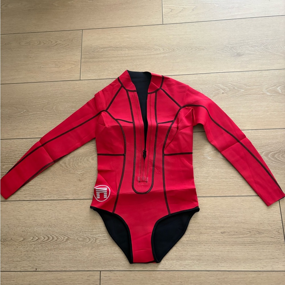 Red Women's One Piece Swimsuit
